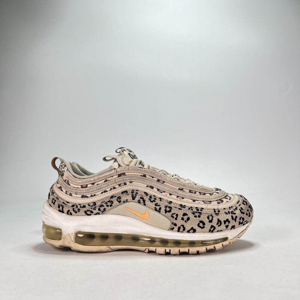 Nike Air Max 97 SE Desert Sand Leopard Lifestyle Shoes CW5595-001 Women's Sz 7.5